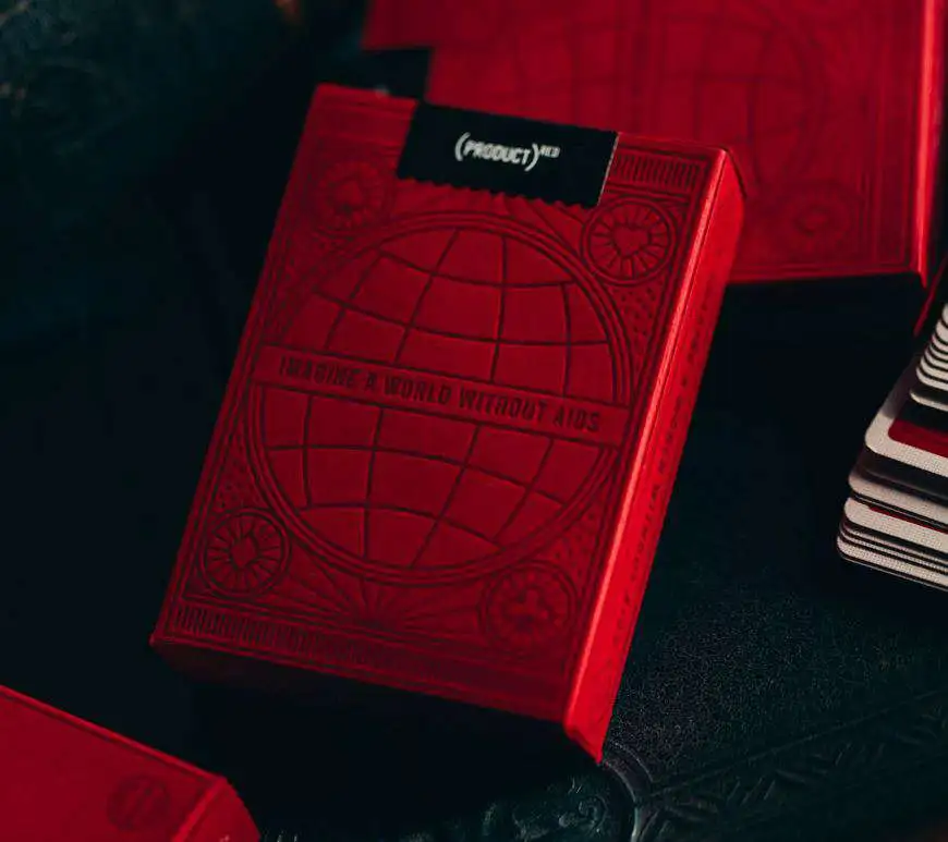 PRODUCT RED Premium Playing Cards Theory11 - ToyWiz