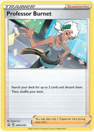 Pokemon Sword & Shield Promo Professor Burnet SWSH167