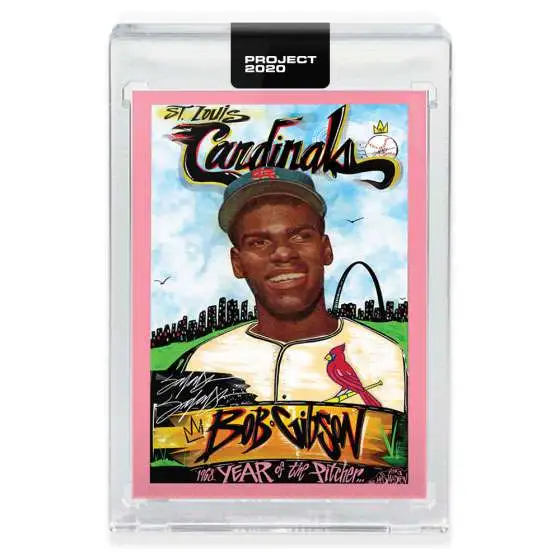 MLB Topps Project 2020 Baseball 1959 Bob Gibson Trading Card [#124, by King Saladeen]