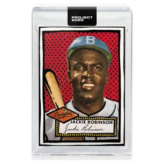 MLB Topps Project 2020 Baseball 1952 Jackie Robinson Trading Card