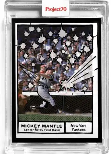 MLB Topps Project70 Baseball 1961 Mickey Mantle Exclusive Trading Card [#77, by Joshua Vides]