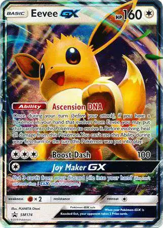 Pokemon Sun & Moon Promo Ultra Rare Eevee GX SM174