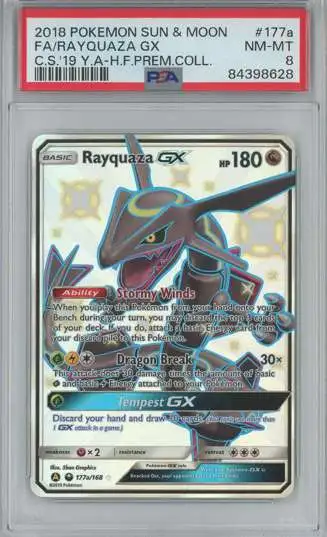 Pokemon Sun Moon Promo Rayquaza GX Ultra Rare Graded Card
