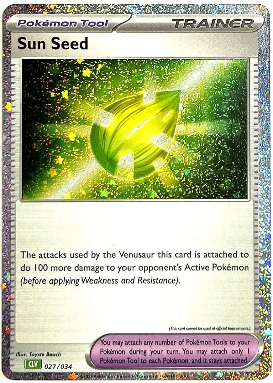 Pokemon Scarlet & Violet Promo Sun Seed #027 [Cosmos Holo]