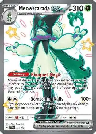 Pokemon Scarlet Violet Single Card Promo Meowscarada SVP078 - ToyWiz