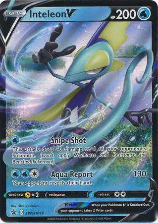 Pokemon Sword & Shield Promo Holo Rare Inteleon V SWSH016