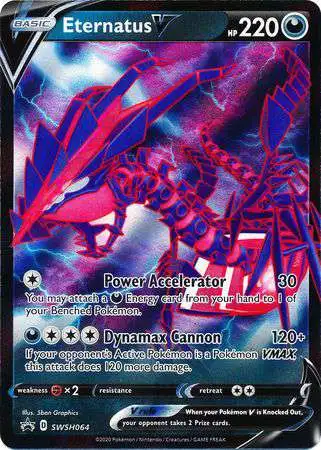 Pokemon Sword & Shield Promo Rare Holo Eternatus V SWSH064