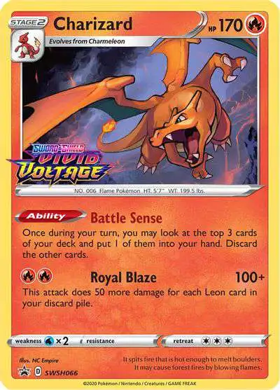 Pokemon Sword & Shield Promo Ultra Rare Charizard SWSH066