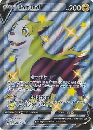 Pokemon Sword Shield Promo Single Card Ultra Rare Boltund V SWSH085 ...