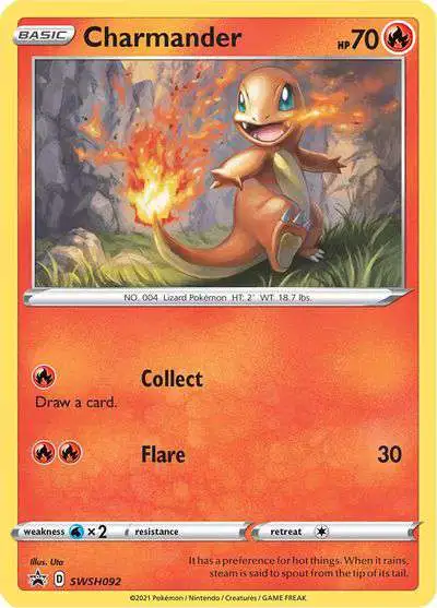 Pokemon Sword & Shield Promo Ultra Rare Charmander SWSH092