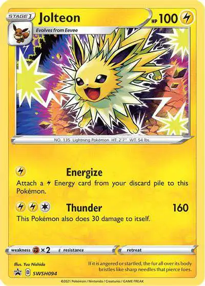 Pokemon Sword & Shield Promo Holo Rare Jolteon SWSH094
