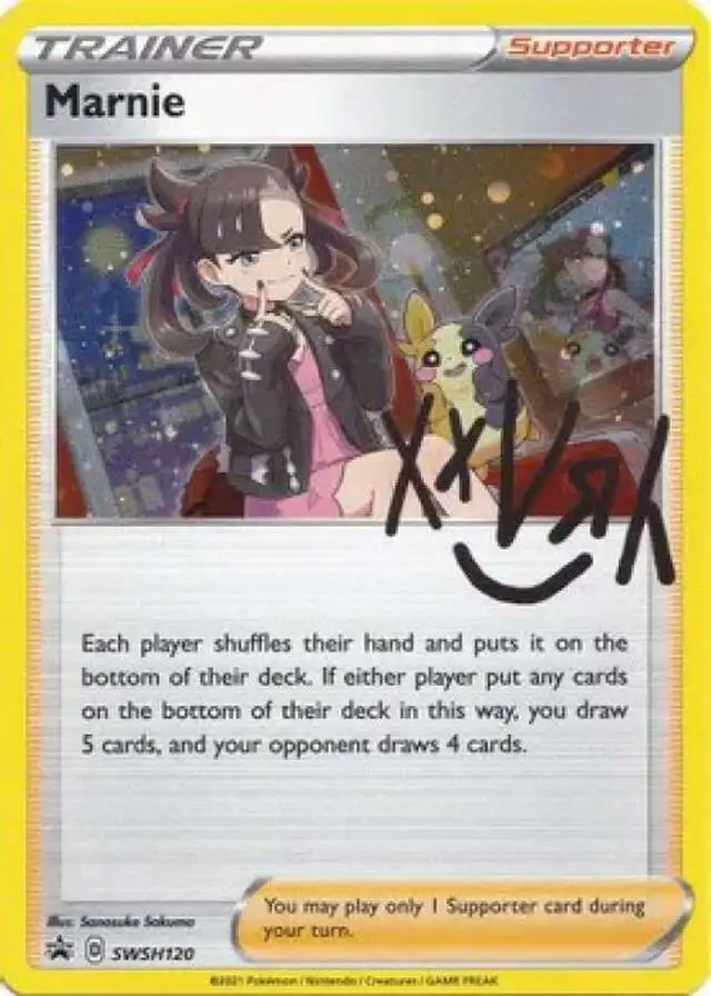 Pokemon Sword & Shield Promo Marnie SWSH120