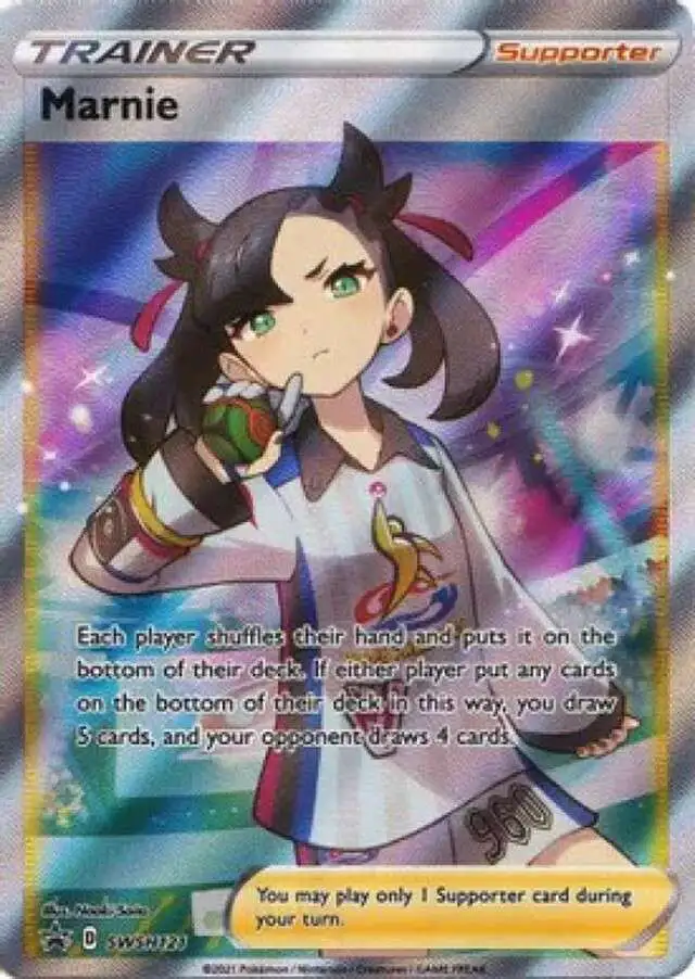 Pokemon Sword & Shield Promo Marnie SWSH121