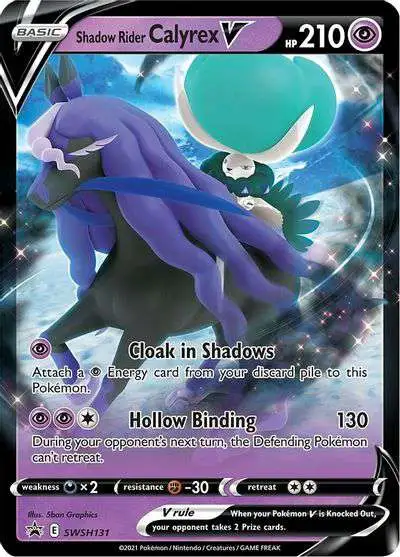 Pokemon Trading Card Game Sword & Shield Promo Shadow Rider Calyrex V SWSH131