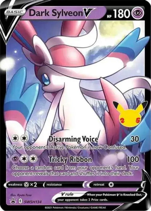 Pokemon Trading Card Game Sword & Shield Promo Dark Sylveon V SWSH134