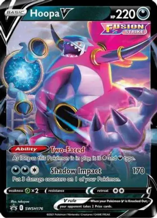 Pokemon Trading Card Game Sword & Shield Promo Hoopa V SWSH176 [Oversized]