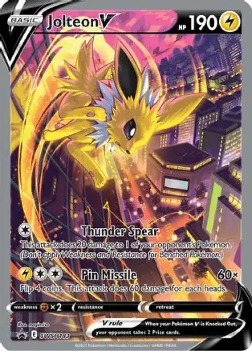 Pokemon Trading Card Game Sword & Shield Promo Jolteon V SWSH183