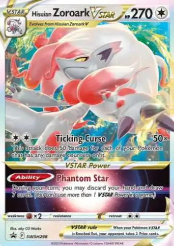 Pokemon Sword & Shield Promo Hisuian Zoroark V SWSH298
