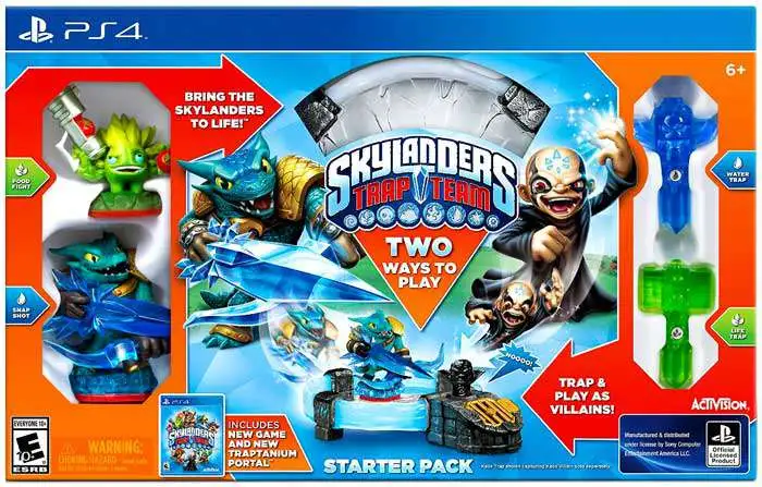 Skylanders Trap Team Playstation 4 PS4 Starter Pack Activision - ToyWiz