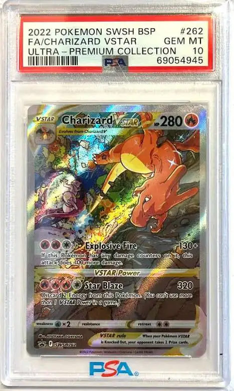 Pokemon Trading Card Game Promo Charizard VSTAR SWSH262 [PSA - Gem Mint 10  (69054945)]