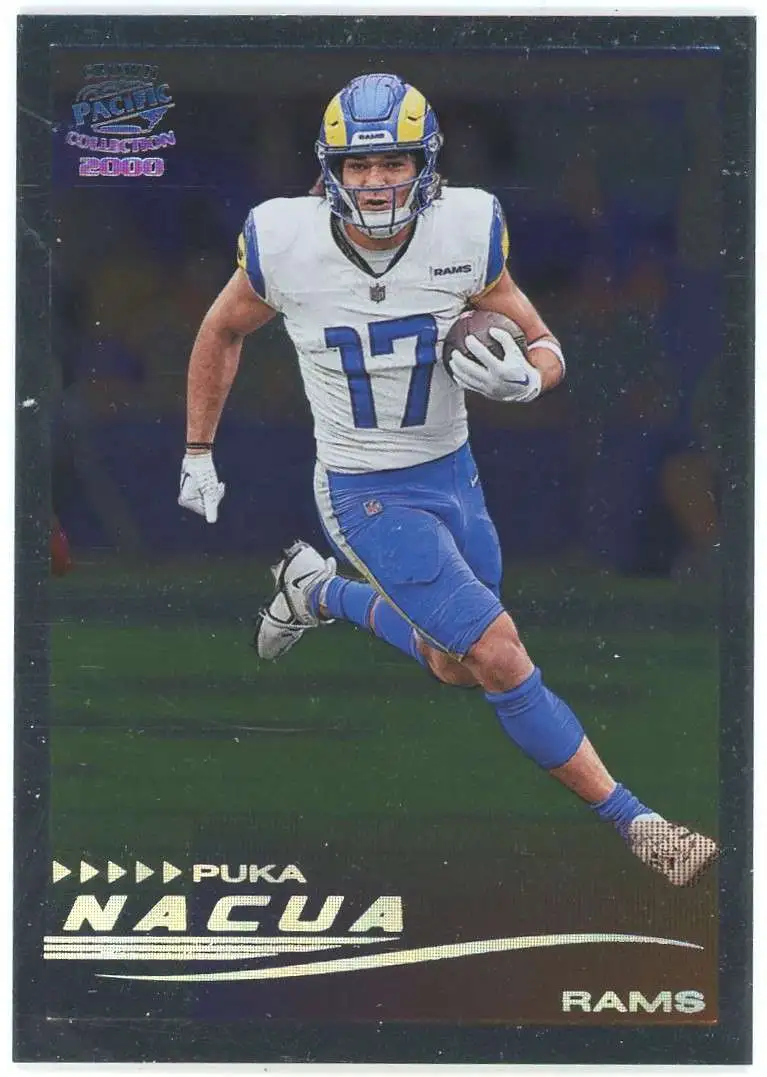 NFL 2023 Panini Zenith Pacific Revolution Crown Collection 2000 Puka Nacua #20 [Rookie]