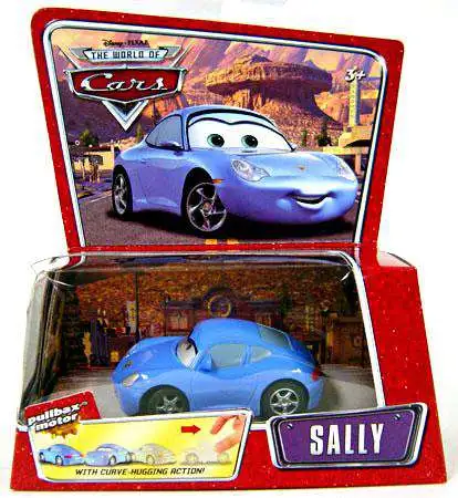 Disney / Pixar Cars The World of Cars Pullbax Motor Pull Back Sally Plastic  Car