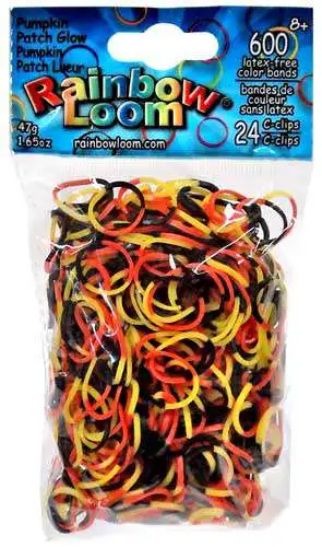 Rainbow Loom Glow Series Fire Flies Glow Rubber Bands Refill Pack (600  Count)