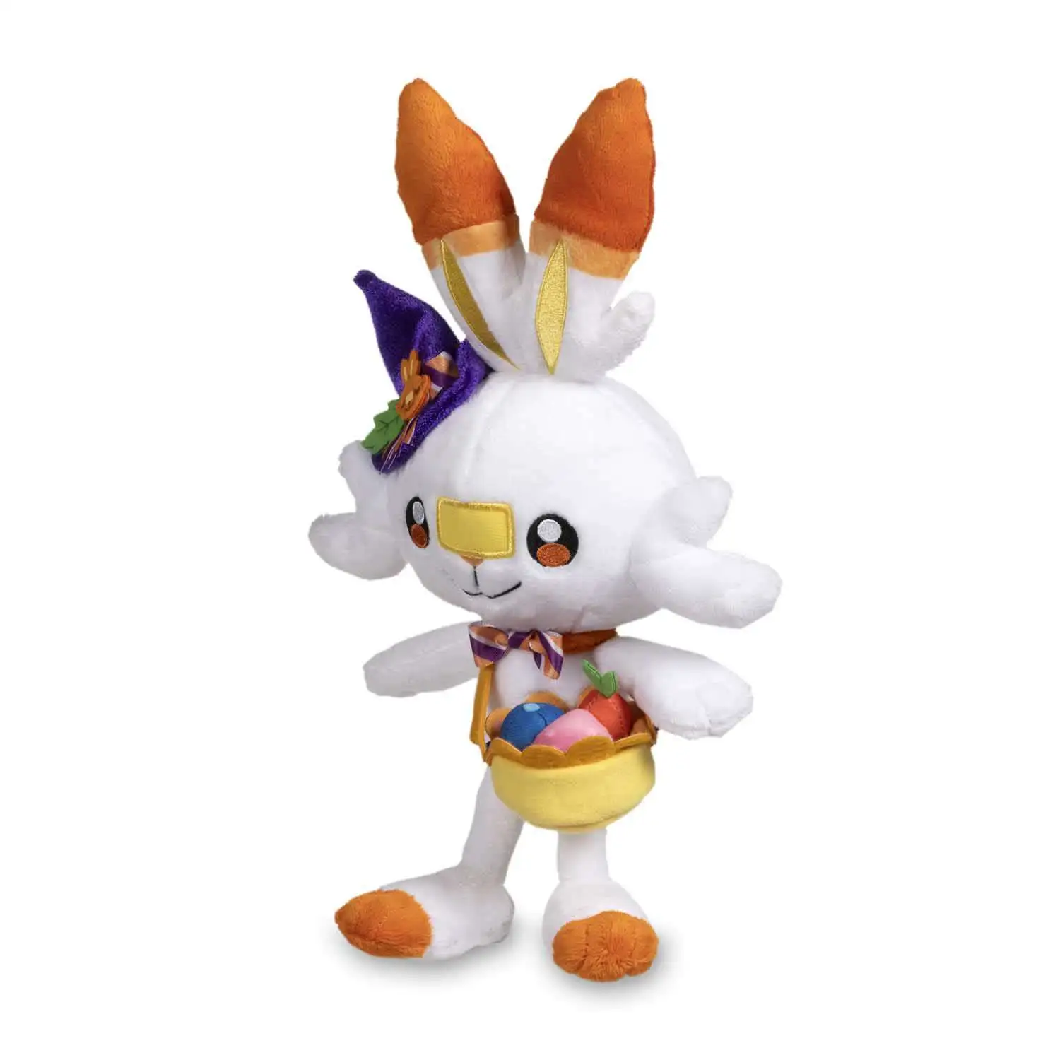 Pokemon Pumpkin Celebration Scorbunny Exclusive 9.75 Plush Pokemon
