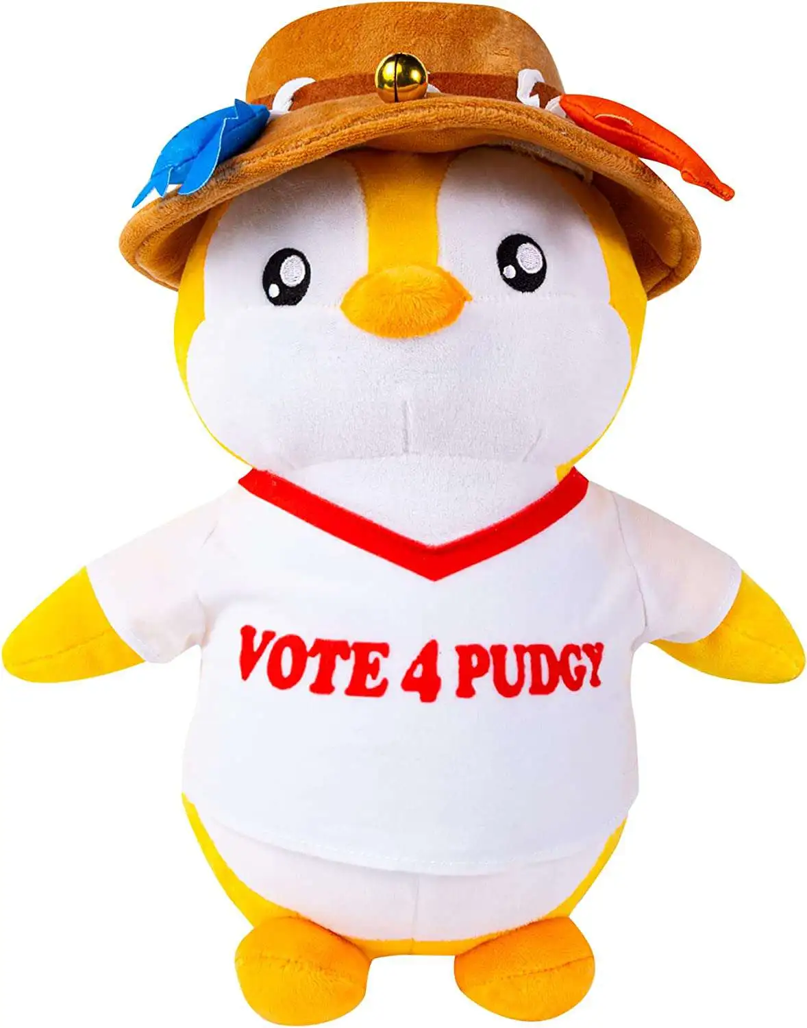 Pudgy Penguins Huggable Vote For Pudgy Shirt 12-Inch Plush