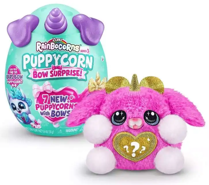 Rainbow top corn plush