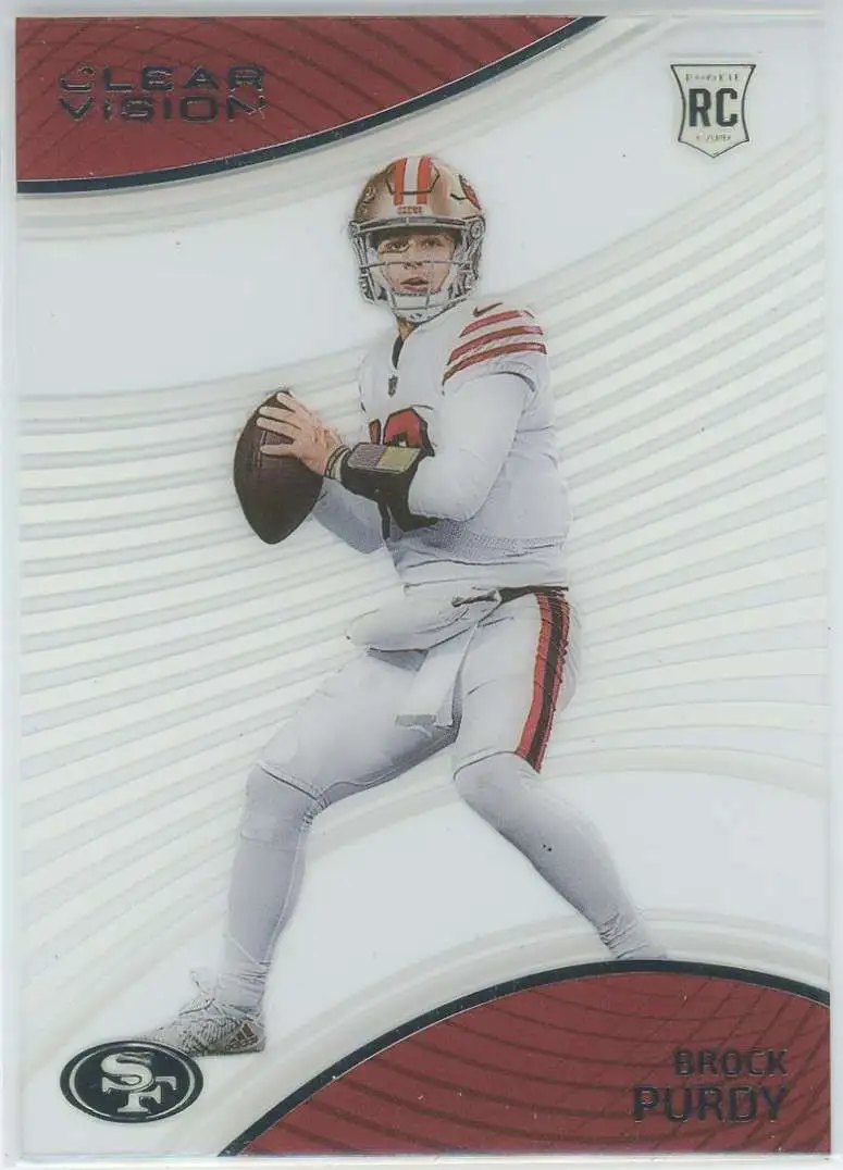 NFL San Francisco 49ers 2022 Instant Weekly Football 1 of 2247 Brock Purdy  #186 [Rookie Card, Leads 49ers to 10th Straight Win with 3 Touchdowns]