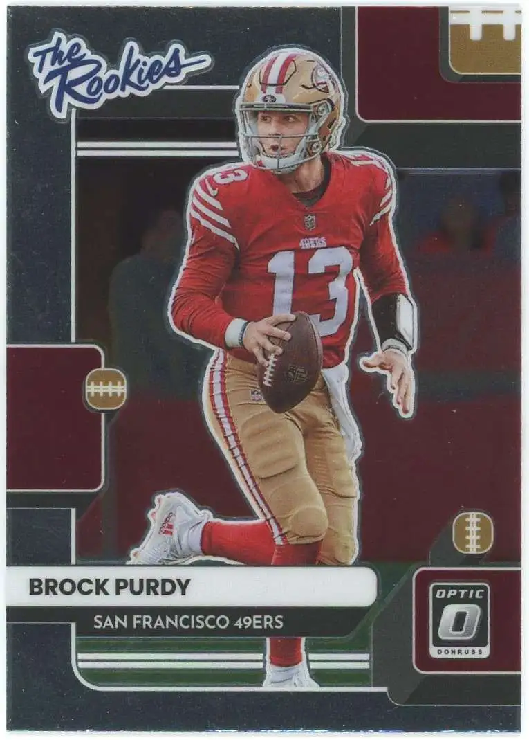 2022 Panini Chronicles Draft Picks Prestige Football #25 Brock Purdy Rookie  Card