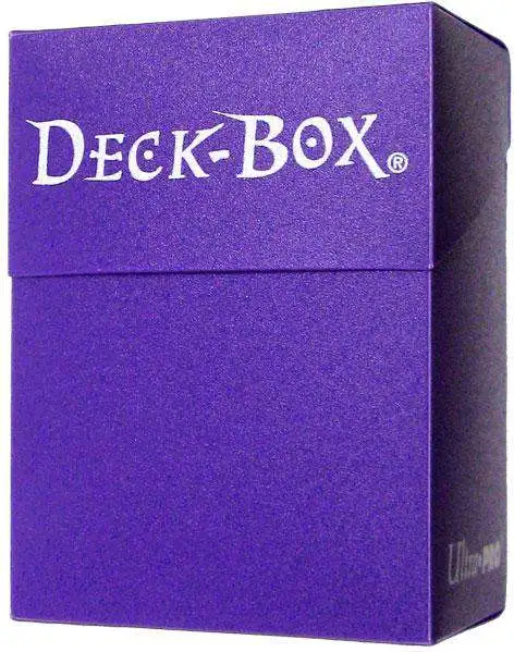 UPI82482 Ultra Pro Deck Box Solid Purple 