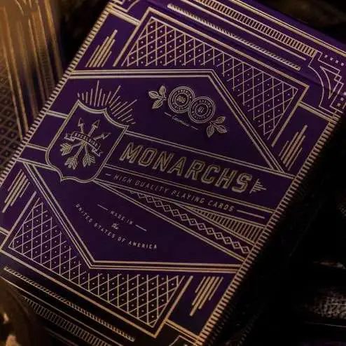 Purple Monarch Premium Playing Cards