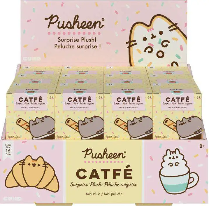 Pusheen Series 16 Catfe Mini Plush Mystery Box 24 Packs Gund - ToyWiz