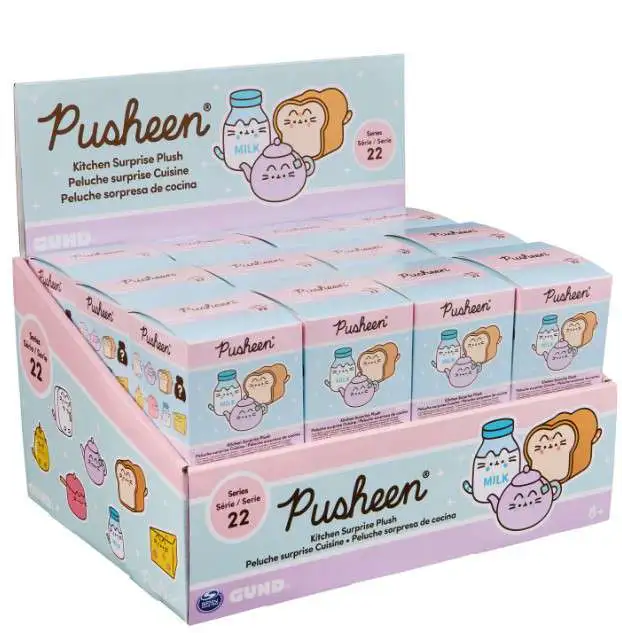 Pusheen Series 22 Kitchen Surprise Mini Plush Mystery Box 24 Packs Gund ToyWiz