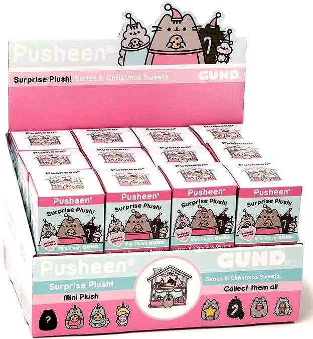 Gund Pusheen Blind Box NEW Series 8 Christmas Sweets Cat Pusheen Star 
