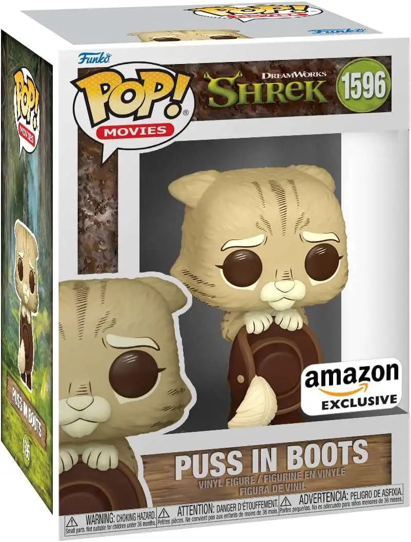 Funko Shrek 30th Anniversary POP! Movies Puss in Boots Exclusive Vinyl Figure #1596 [Wanted Poster]