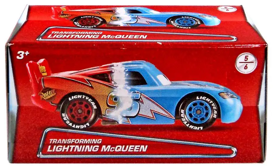Disney / Pixar Cars Puzzle Box Series 2 Transforming Lightning McQueen Diecast Car