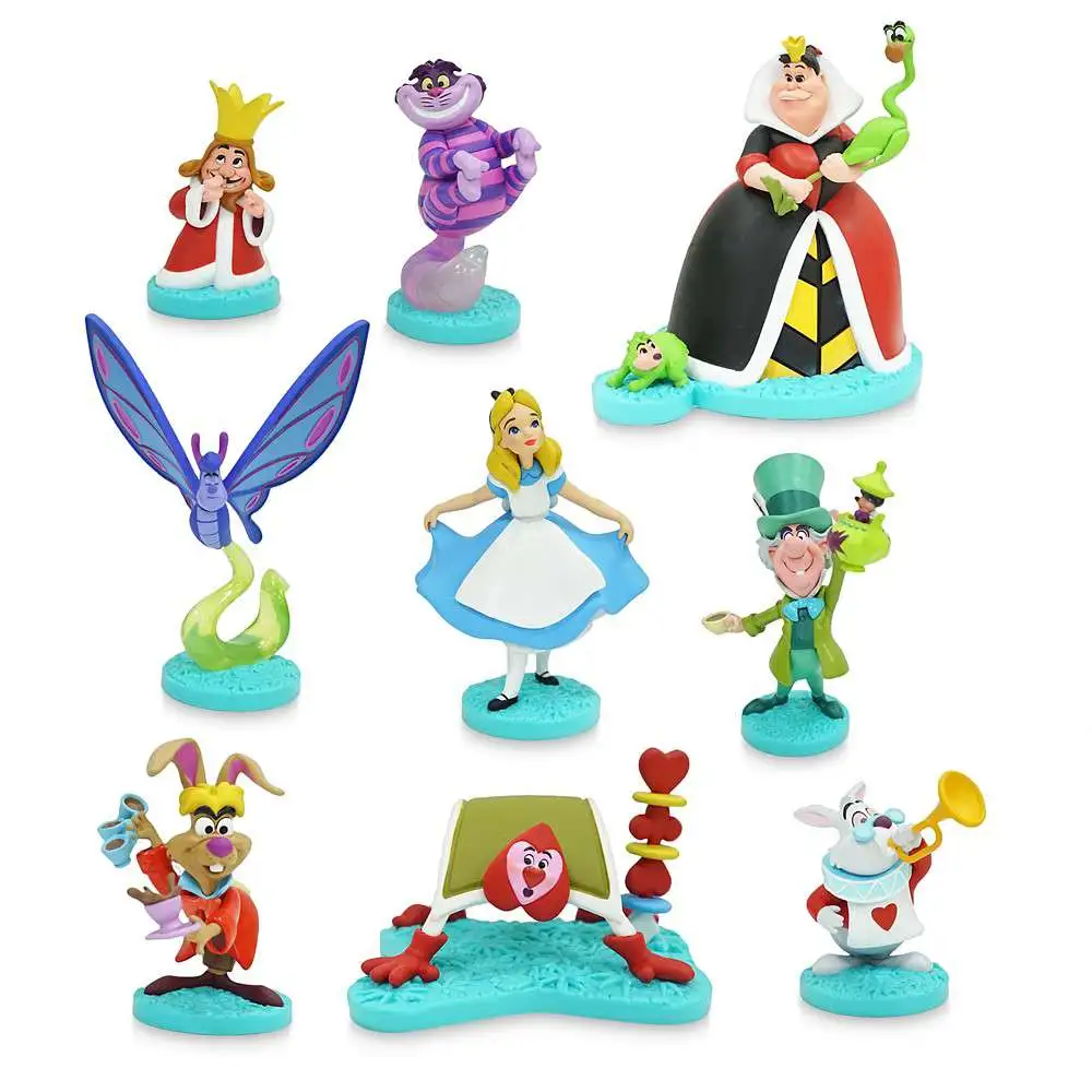 Disney Alice In Wonderland Exclusive 9-Piece PVC Figure Deluxe Play Set -  ToyWiz