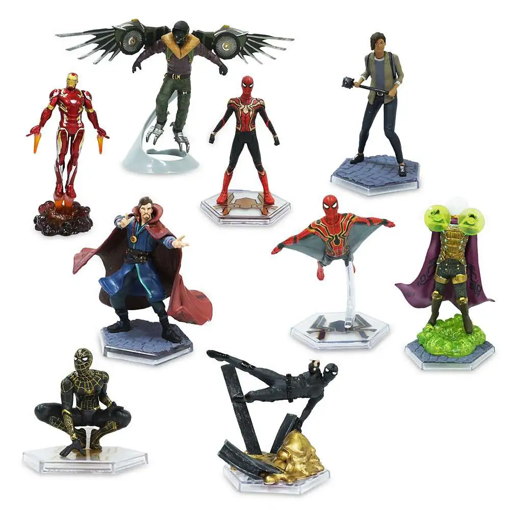 Marvel Studios SPIDER-MAN 9 Figure Set popular