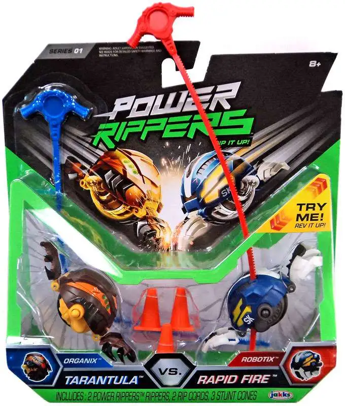 Power Rippers Organix vs Robotix Series 1 Tarantula vs. Rapid Fire 2-Pack