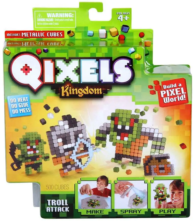Qixels Kingdom Troll Attack Refill Pack Moose Toys - ToyWiz