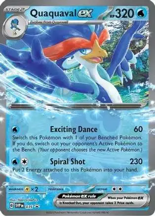 Pokemon Scarlet & Violet Promo Quaquaval ex SVP035