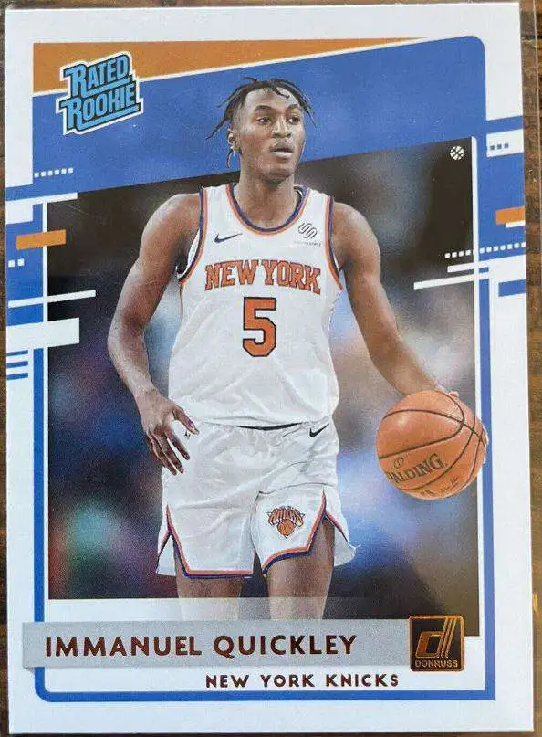 NBA 2020 Donruss Basketball Rated Rookie Immanuel Quickley #215 [Base]