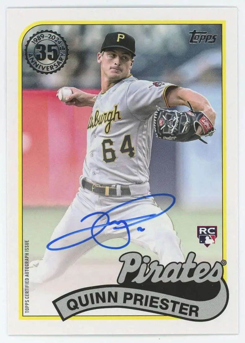 MLB 2024 Topps Series 1 Quinn Priester #89BA-QPR [Rookie Auto]