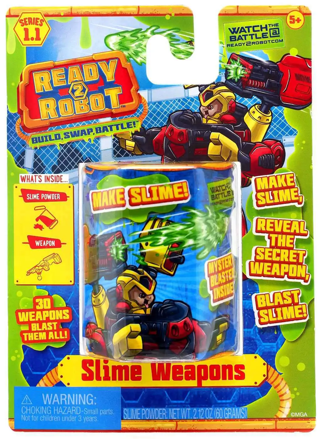 Details about   Ready 2 Robot Slime Weapons Series 1.1 Mystery Blaster Pack New Sealed 