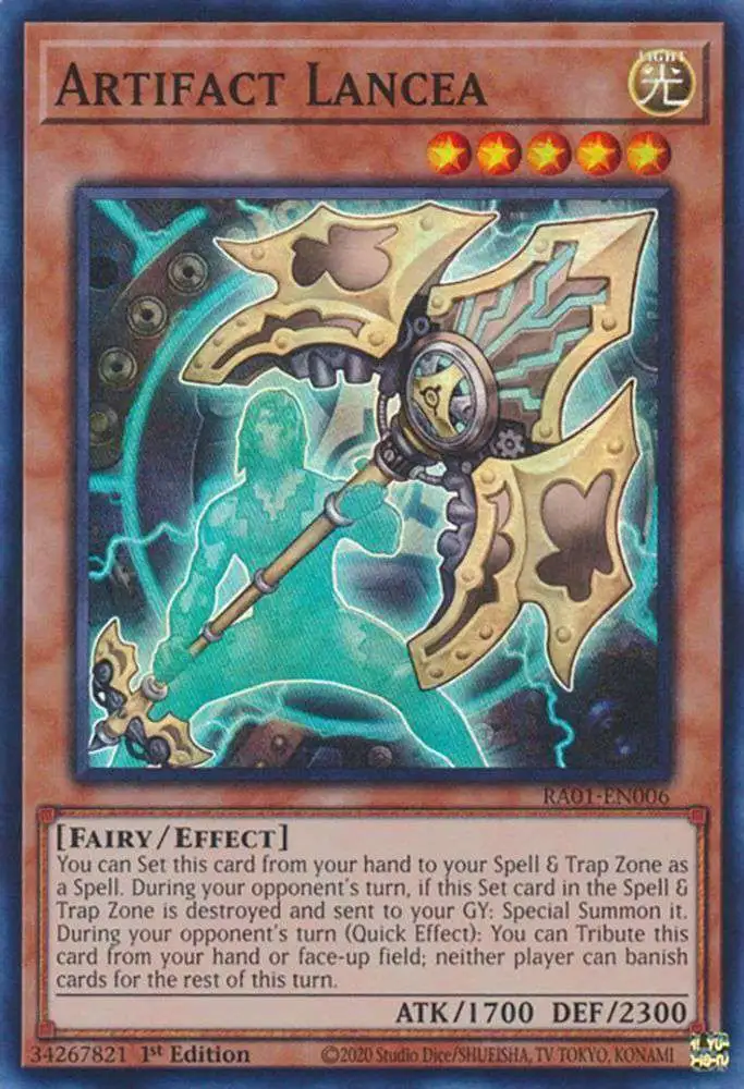 Yugioh Trading Card Game 25th Anniversary Rarity Collection Single Card Collector Rare Artifact 1260