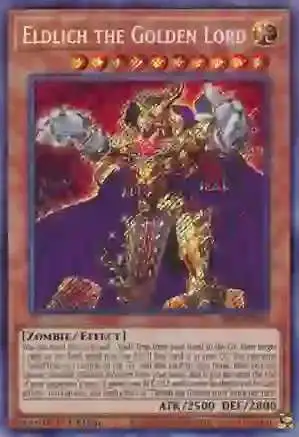 YuGiOh Trading Card Game 25th Anniversary Rarity Collection Quarter Century  Secret Rare Eldlich the Golden Lord RA01-EN019