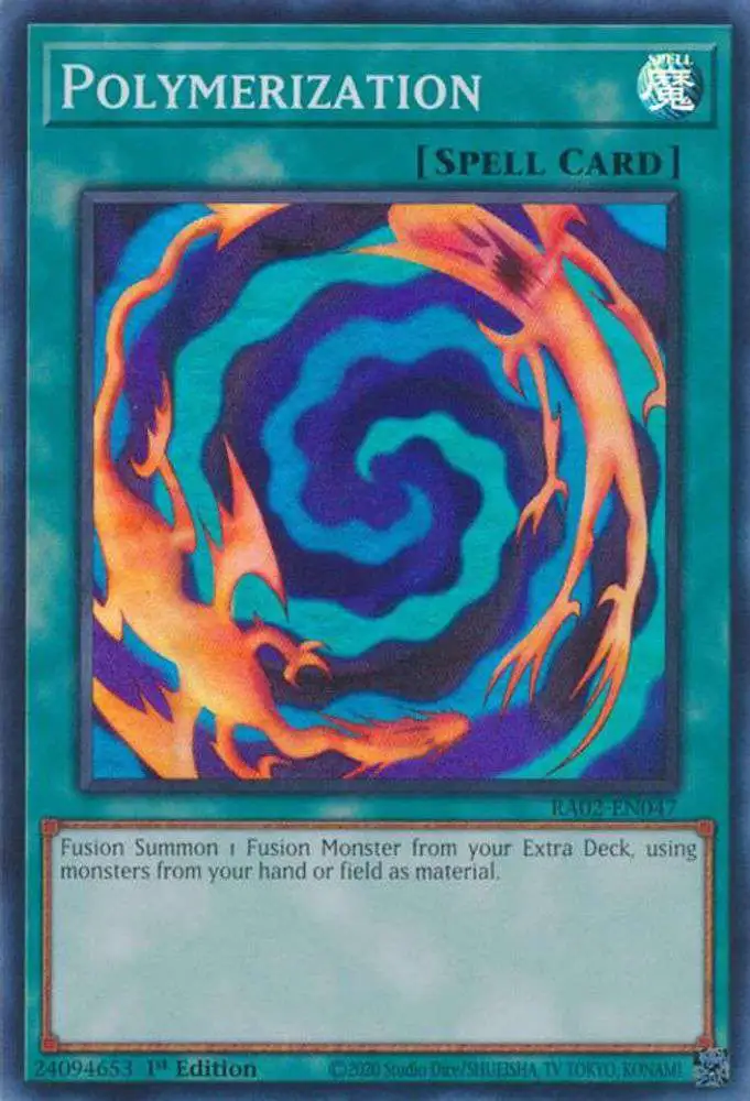YuGiOh Trading Card Game 25th Anniversary Rarity Collection II Super Rare Polymerization RA02-EN047